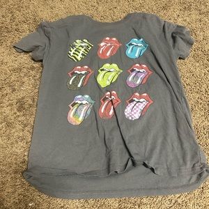 Rolling Stones gray t-shirt